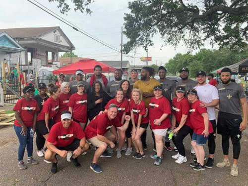 #DoRight4La Day with Dudley DeBosier Injury Lawyers and the New Orleans Saints